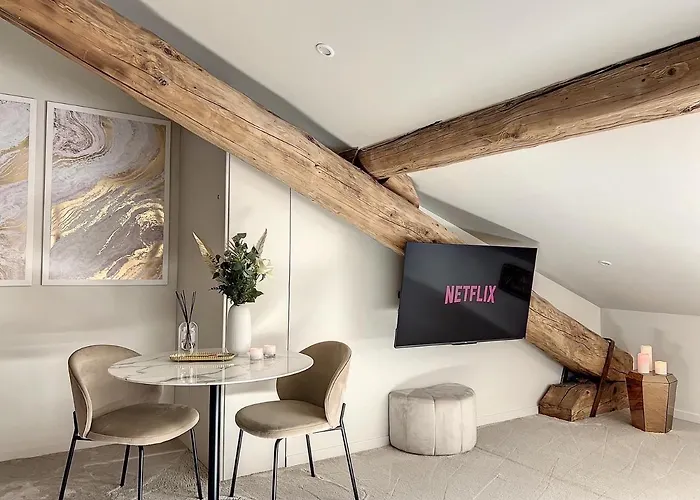 Cocon Blanc Calin Avec Jacuzzi Privatif - Loveroom Insolite Appartamento Saint-Etienne (Loire)